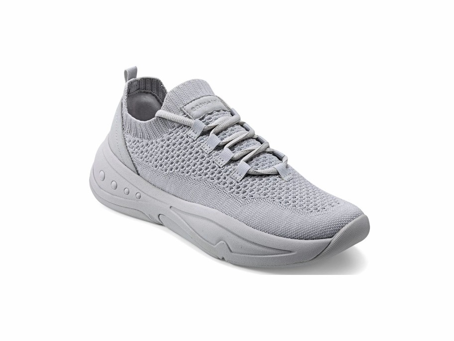 * Women'S Power Medium/Wide Sneaker Light Grey Fabric Women