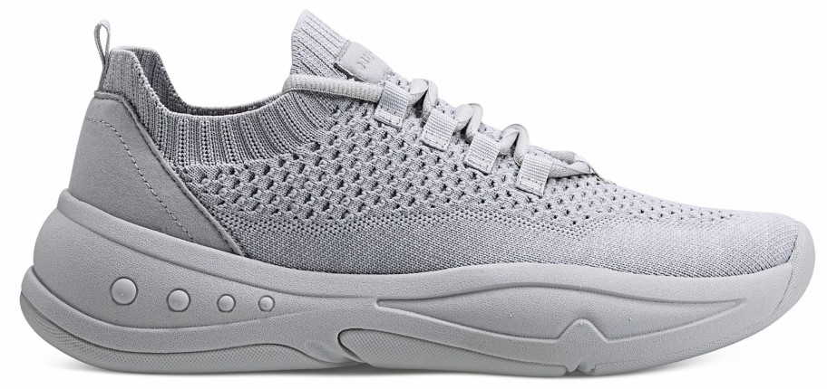 * Women'S Power Medium/Wide Sneaker Light Grey Fabric Women