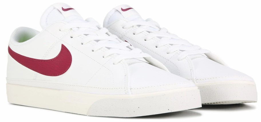 * Nike Women'S Court Legacy Leather Sneaker Summit White/Rosewood Women