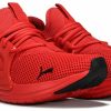 * Puma Kids' Softride Enzo Evo Sneaker Big Kid Red/Black Boys