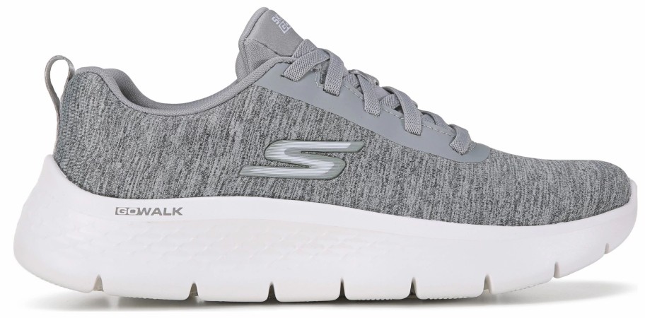 * Women'S Go Walk Flex Dazzling Smile Wide Sneaker Grey Women