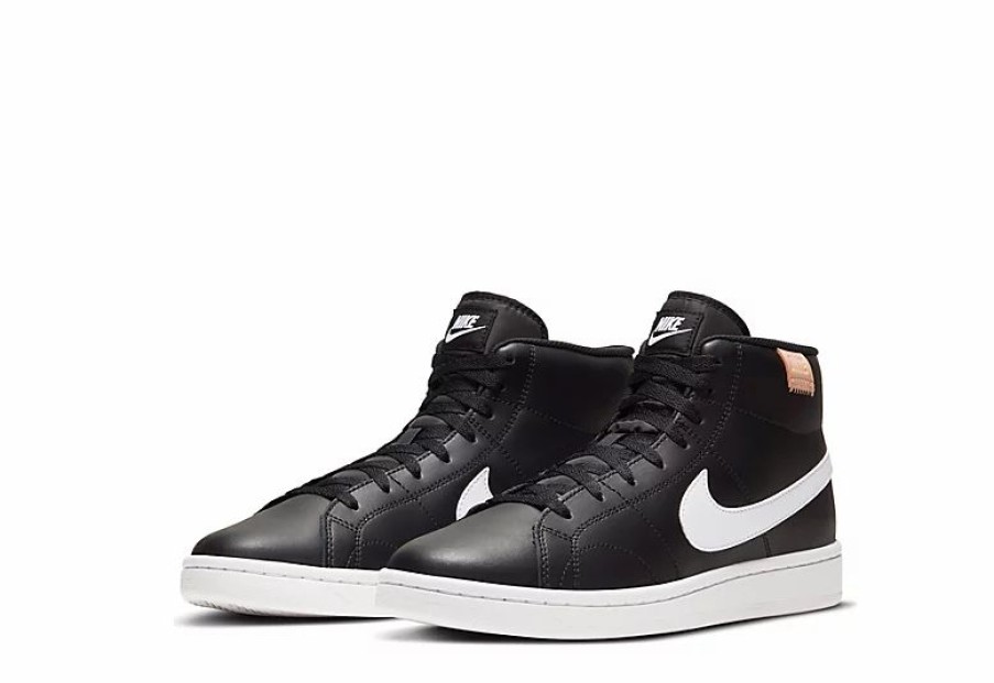 * Nike Mens Court Royale 2 Mid Sneaker Black Men