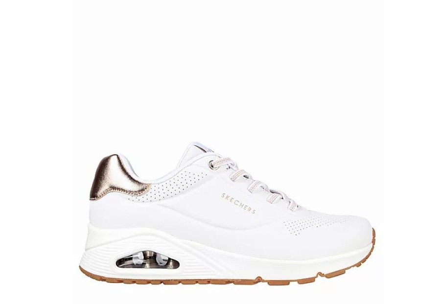 * Skechers Womens Uno Sneaker White Women