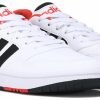 * Kids' Hoops 3 Low Sneaker Little/Big Kid White/Black/Red Boys