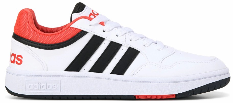 * Kids' Hoops 3 Low Sneaker Little/Big Kid White/Black/Red Boys