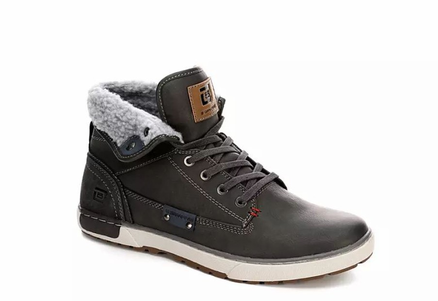 * Day Five Mens Mervin Mid Sneaker Grey Men