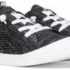 * Roxy Women'S Bayshore Plus Lx Casual Sneaker Heather Black Knit Women