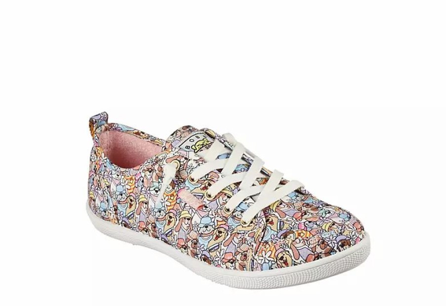 * Skechers Womens B Cute Pup Freshness Slip On Sneaker Multicolor Women