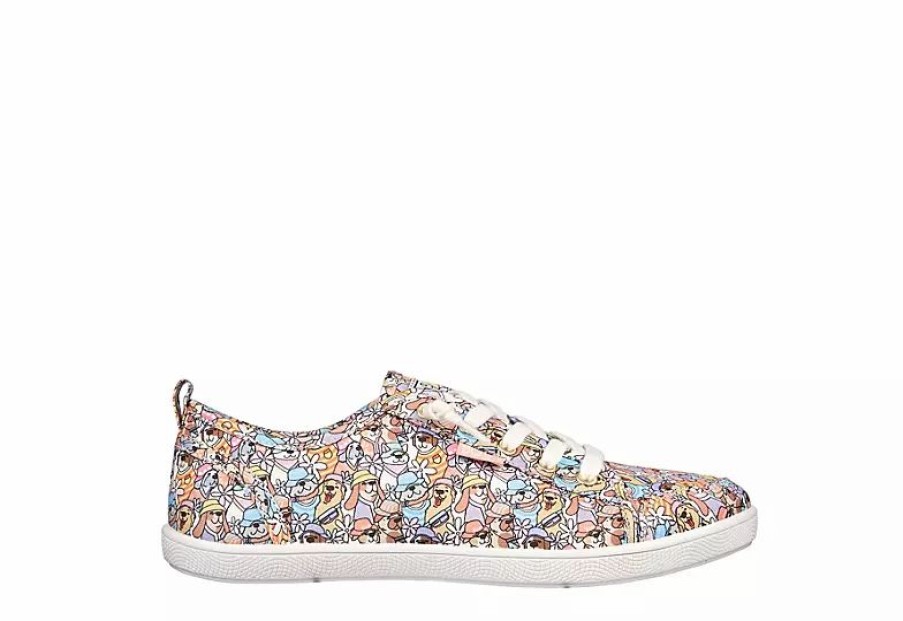 * Skechers Womens B Cute Pup Freshness Slip On Sneaker Multicolor Women