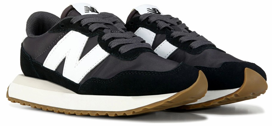 * &New Women'S 237 Retro Sneaker Black/White/Gum Women