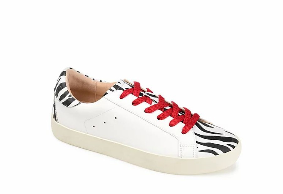 * Journee Collection Womens Erica Sneaker Zebra Women