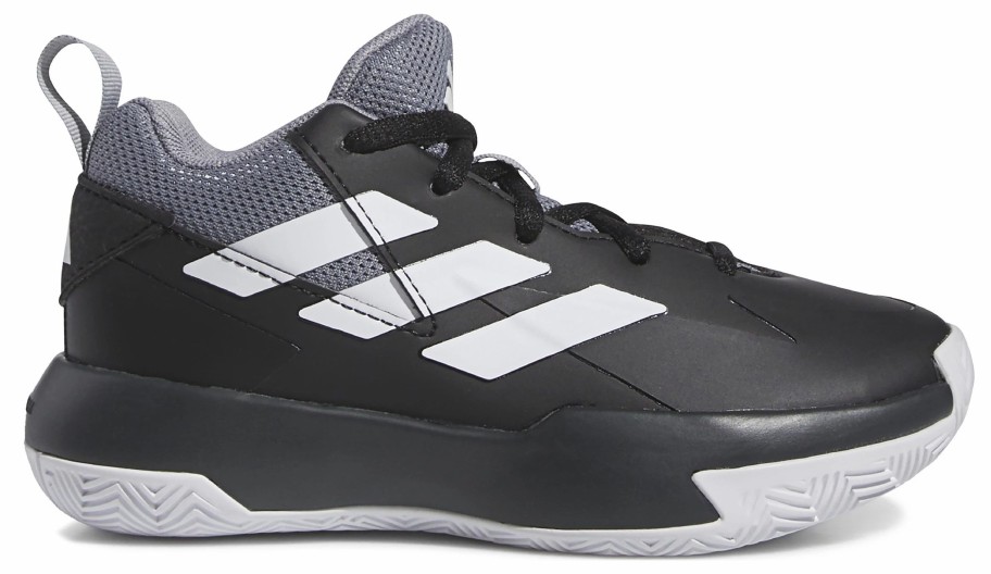 * Kids' Cross 'Em Up Select Basketball Shoe Little Kid Black/White/Grey Boys