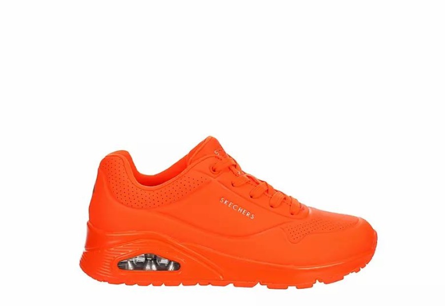 * Skechers Womens Uno Sneaker Orange Women