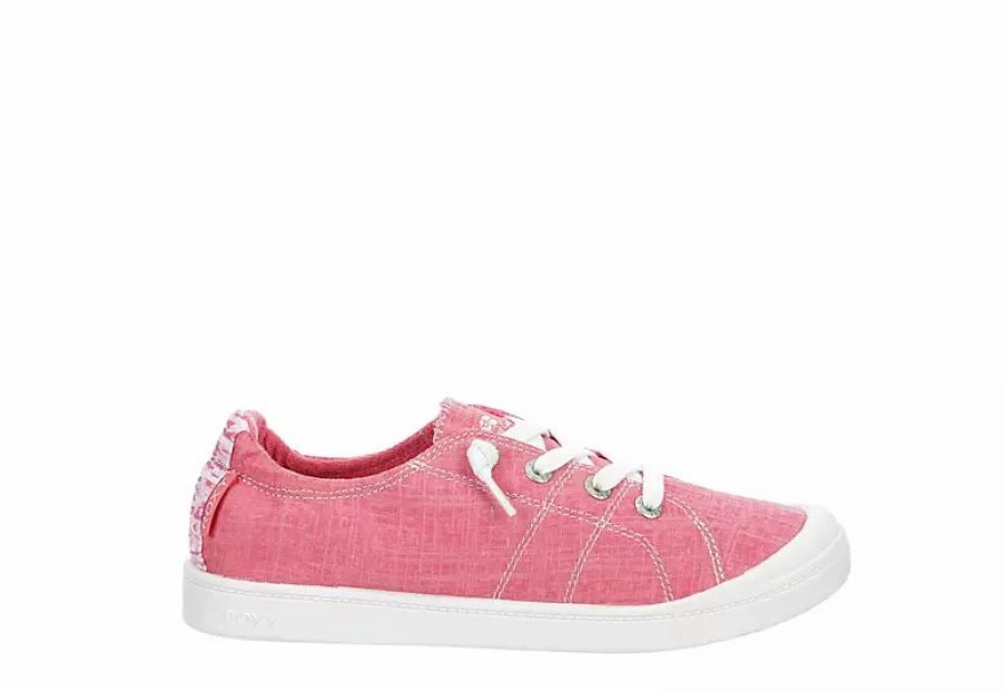 * Roxy Womens Bayshore Plus Slip On Sneaker Pink Women