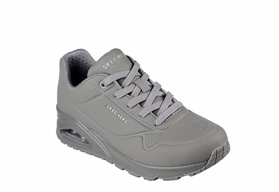 * Skechers Womens Uno Sneaker Grey Women