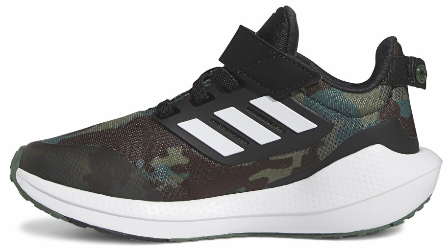 * Kids' Eq21 Run 2.0 Sneaker Little Kid Black/White/Green Boy