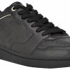 * Guess Men'S Loovie Sneaker Black/Gold Logo Multi Men