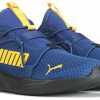 * Puma Kids' Softride Rift Slip On Sneaker Little Kid Blue/Tangerine Boy