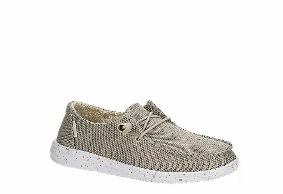 * Heydude Womens Wendy Slip On Sneaker Sand Women