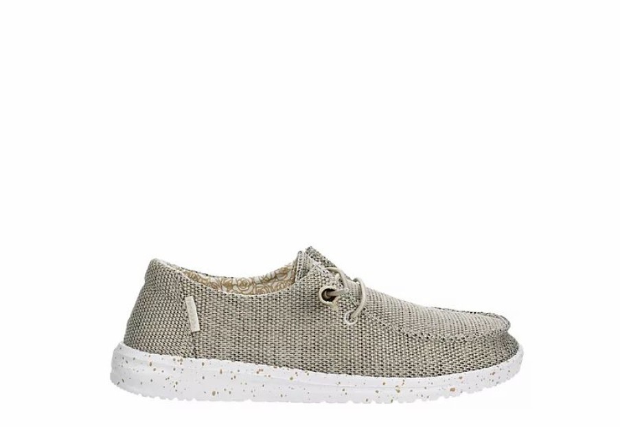 * Heydude Womens Wendy Slip On Sneaker Sand Women