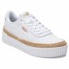 * Puma Women'S Carina Espradrille Fashion Sneaker White/Gold Women