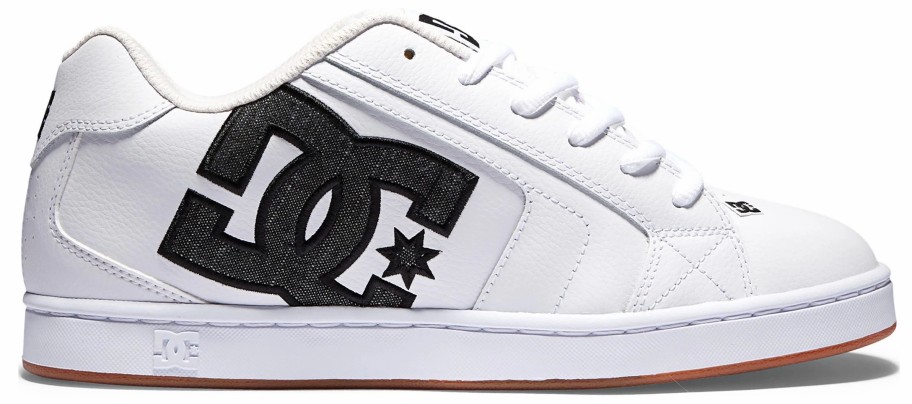 * Dc Men'S Net Skate Shoe White/Grey/Grey Men