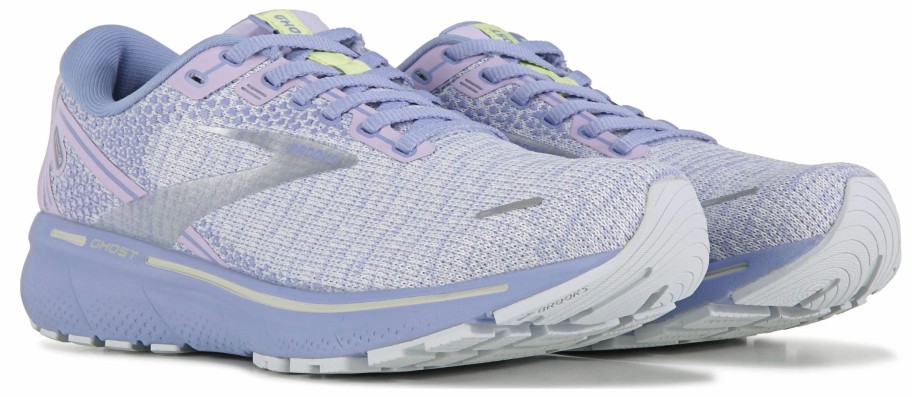 * Women'S Brooks Ghost 14 Running Shoe Lilac/Purple/Lime Women