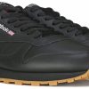 * Men'S Classic Leather Retro Sneaker Black/Gum Men