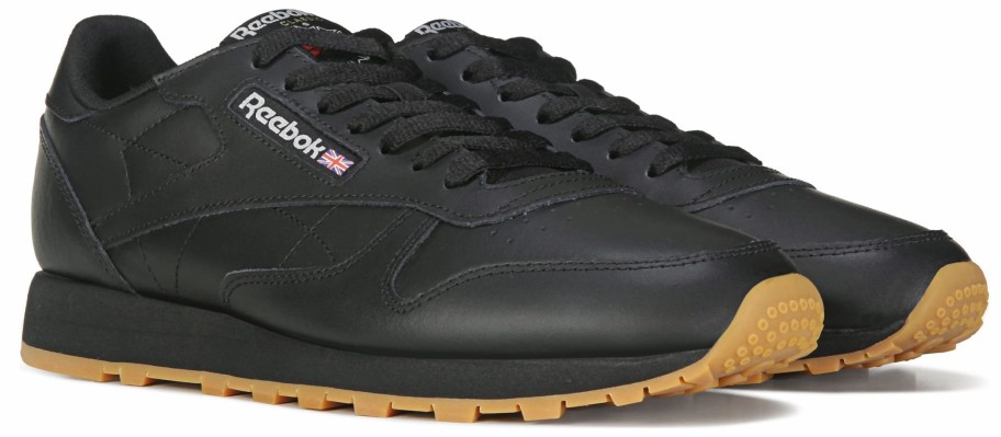 * Men'S Classic Leather Retro Sneaker Black/Gum Men