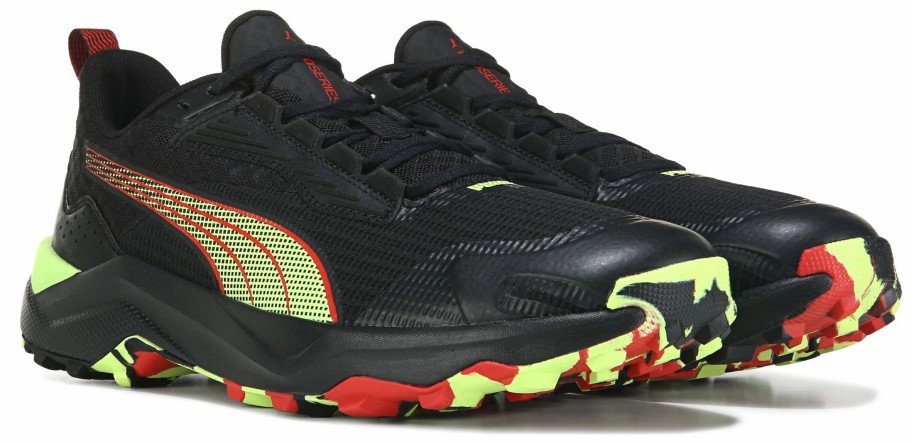 * Puma Men'S Obstruct Profoam Bold Running Shoe Black/Red/Yellow Men