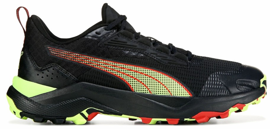 * Puma Men'S Obstruct Profoam Bold Running Shoe Black/Red/Yellow Men