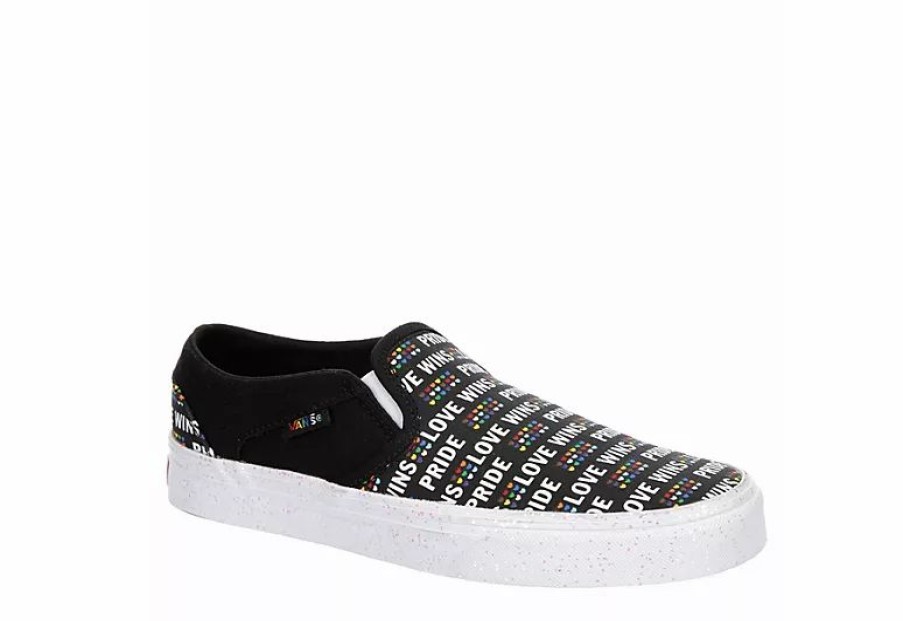 * Vans Womens Asher Slip On Sneaker Black Women