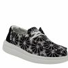 * Heydude Womens Wendy Rise Slip On Sneaker Black Women