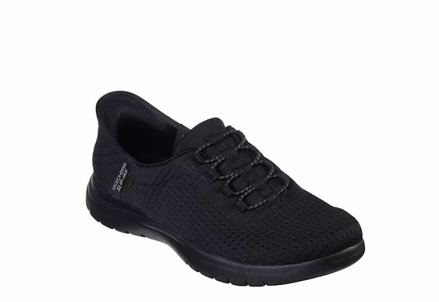 * Skechers Womens Slip-Ins On-The-Go Flex Clever Sneaker Black Women