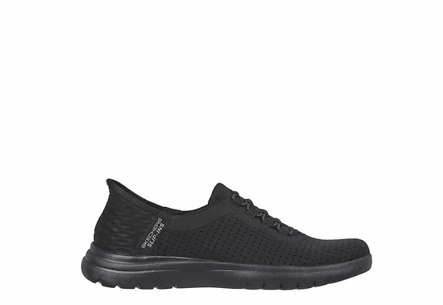 * Skechers Womens Slip-Ins On-The-Go Flex Clever Sneaker Black Women