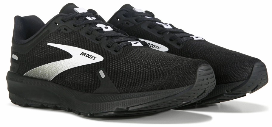 * Men'S Launch 9 Running Shoe Black/White Men