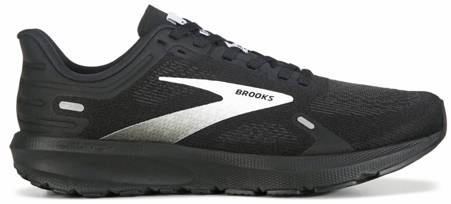 * Men'S Launch 9 Running Shoe Black/White Men