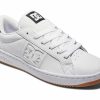 * Dc Men'S Striker Skate Shoe White/Black/Gum Men