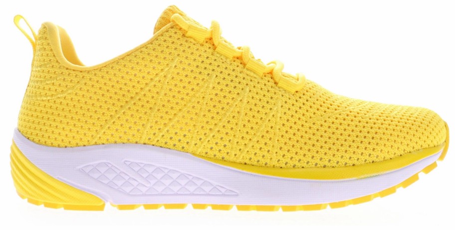 * Women'S Tour Knit Narrow/Medium/Wide/X-Wide/Xx-Wide Sneaker Lemon Fabric Women