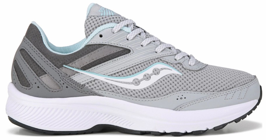 * Women'S Cohesion 15 Plush Medium/Wide Running Shoe Grey/White/Mint Women