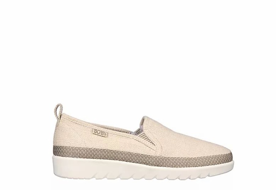 * Skechers Womens Flexpadrille Hi Pleasant Harmony Slip On Sneaker Natural Women