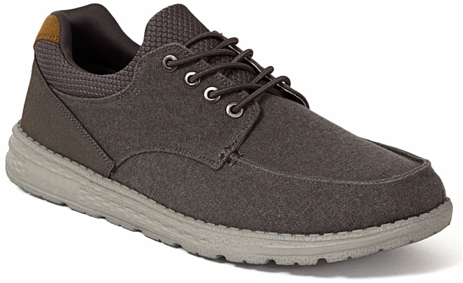 * Men'S Uplift Medium/Wide Bungee Lace Slip-On Sneaker Grey Men