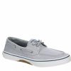 * Sperry Mens Halyard 2-Eye Slip On Sneaker Pale Grey Men