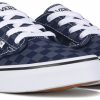 * Vans Kids' Atwood Low Top Sneaker Little/Big Kid Navy/Checkerboard Boys