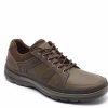 * Rockport Mens Get Your Kicks Mudguard Blucher Sneaker Dark Brown Men