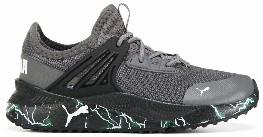 * Puma Kids' Pacer Future Sneaker Little Kid Grey/Black Boy