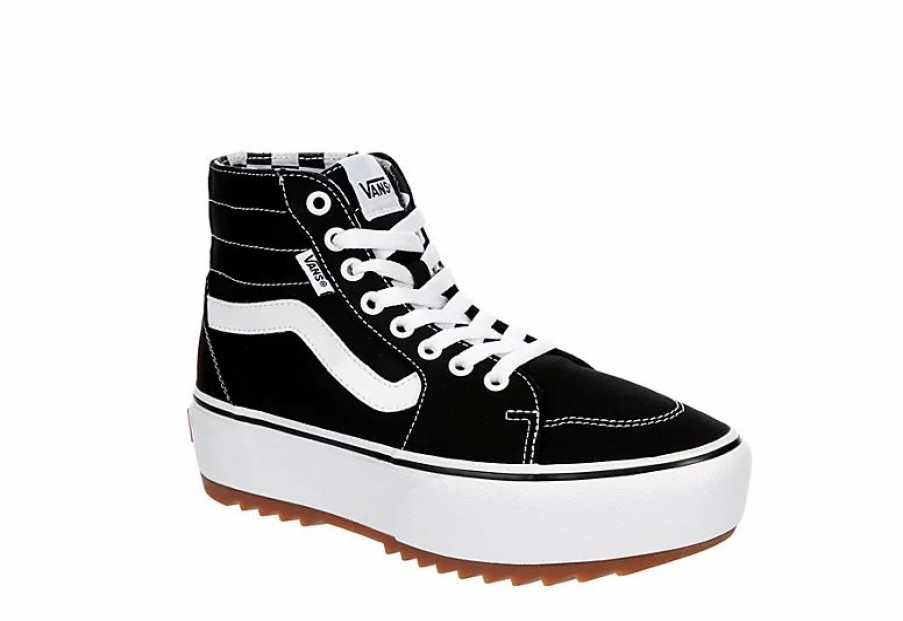 * Vans Womens Filmore High Top Tapered Platform Sneaker Black Women