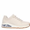 * Skechers Womens Uno 2 Sneaker Off White Women