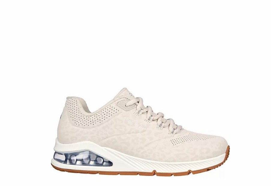 * Skechers Womens Uno 2 Sneaker Off White Women