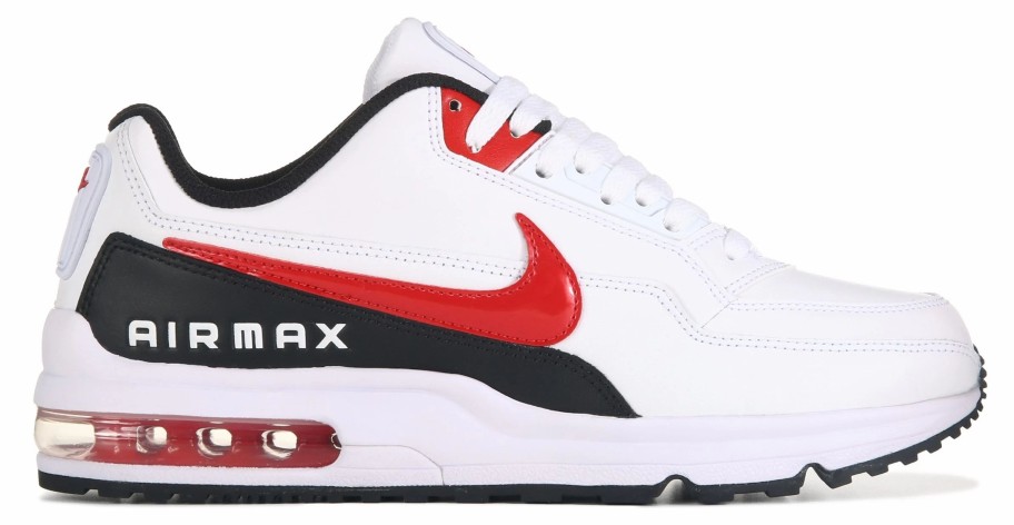 * Nike Men'S Air Max Ltd 3 Sneaker White/Black/Red Men